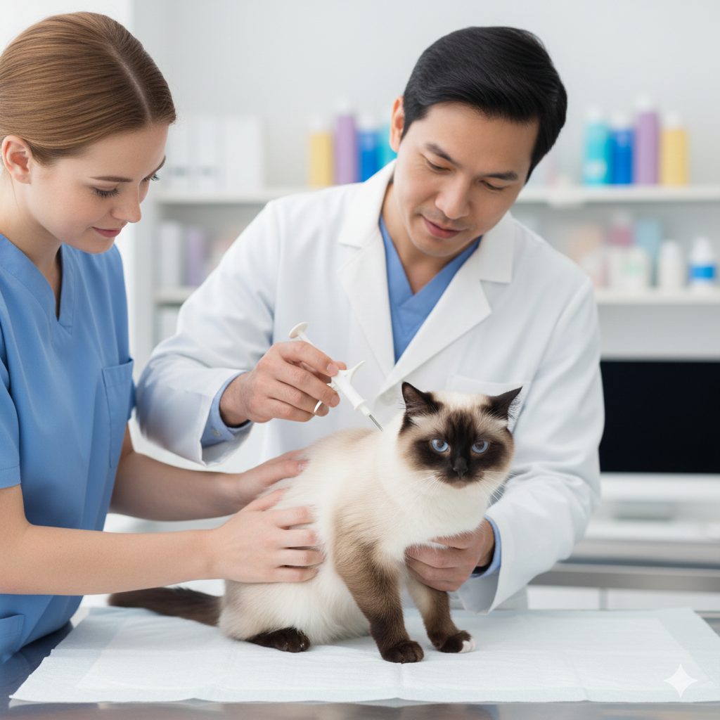 マイクロチップ装着